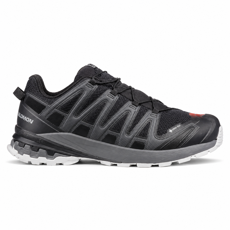 Salomon Men's XA PRO 3D V8 GORE-TEX Trail Running Shoes - Magnet/Stormy Weather/White – image 1