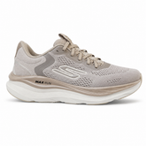 Skechers Cushioned Running Shoe – Sand / White — image 1