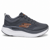 Skechers Cushioned Running Shoe – Grey / Orange — image 1