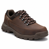 CAT Caterpillar Brown Leather Rugged Low-Cut Work Shoe – image 1