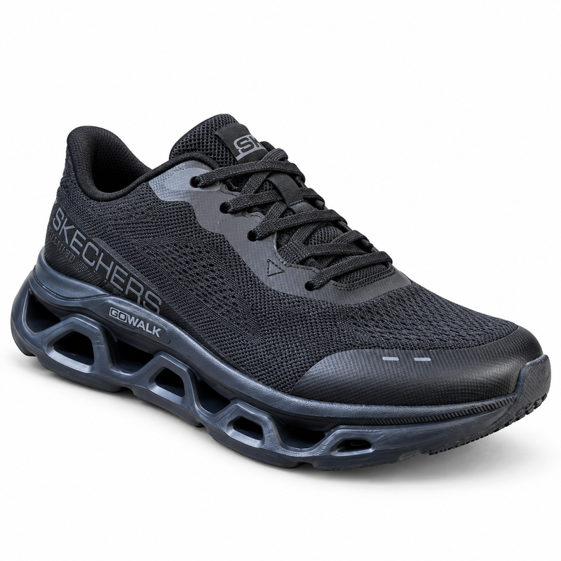 Skechers GOrun Max Cushioning Glide-Step Fairmont Men’s Running Shoes – Black – image 1