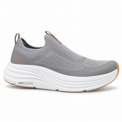 Skechers Max Cushioning Slip-On Walking Shoes – Grey / White / Gum – image 1