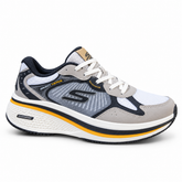 Skechers Cushioned Running Shoes – Grey/White/Orange — product view 2