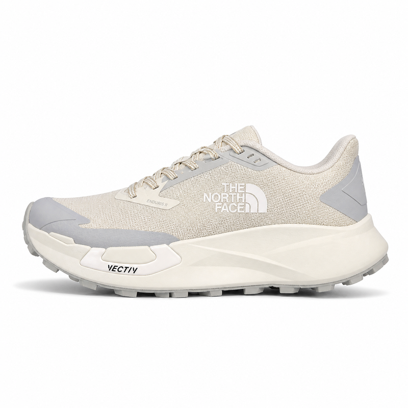 The North Face Men's VECTIV™ Enduris II Trail Running Shoes - TNF White/Trail Marker Print/Brilliant Coral – image 2