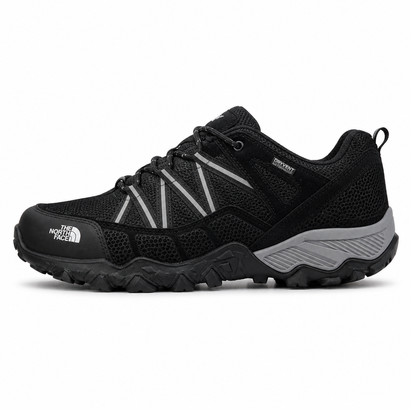 The North Face Men's Ultra 109 WP Waterproof Trail Shoes - TNF Black/Dark Shadow Grey – image 2