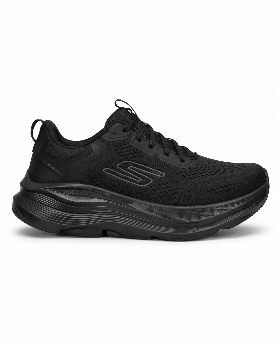 Skechers Cushioned Running Shoe – Black
