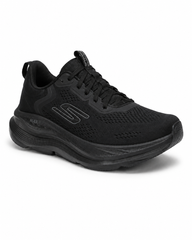 Skechers Cushioned Running Shoe – Black
