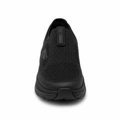 Skechers Max Run Lace-Up Running Shoe – Black