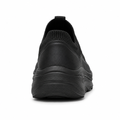 Skechers Max Run Lace-Up Running Shoe – Black