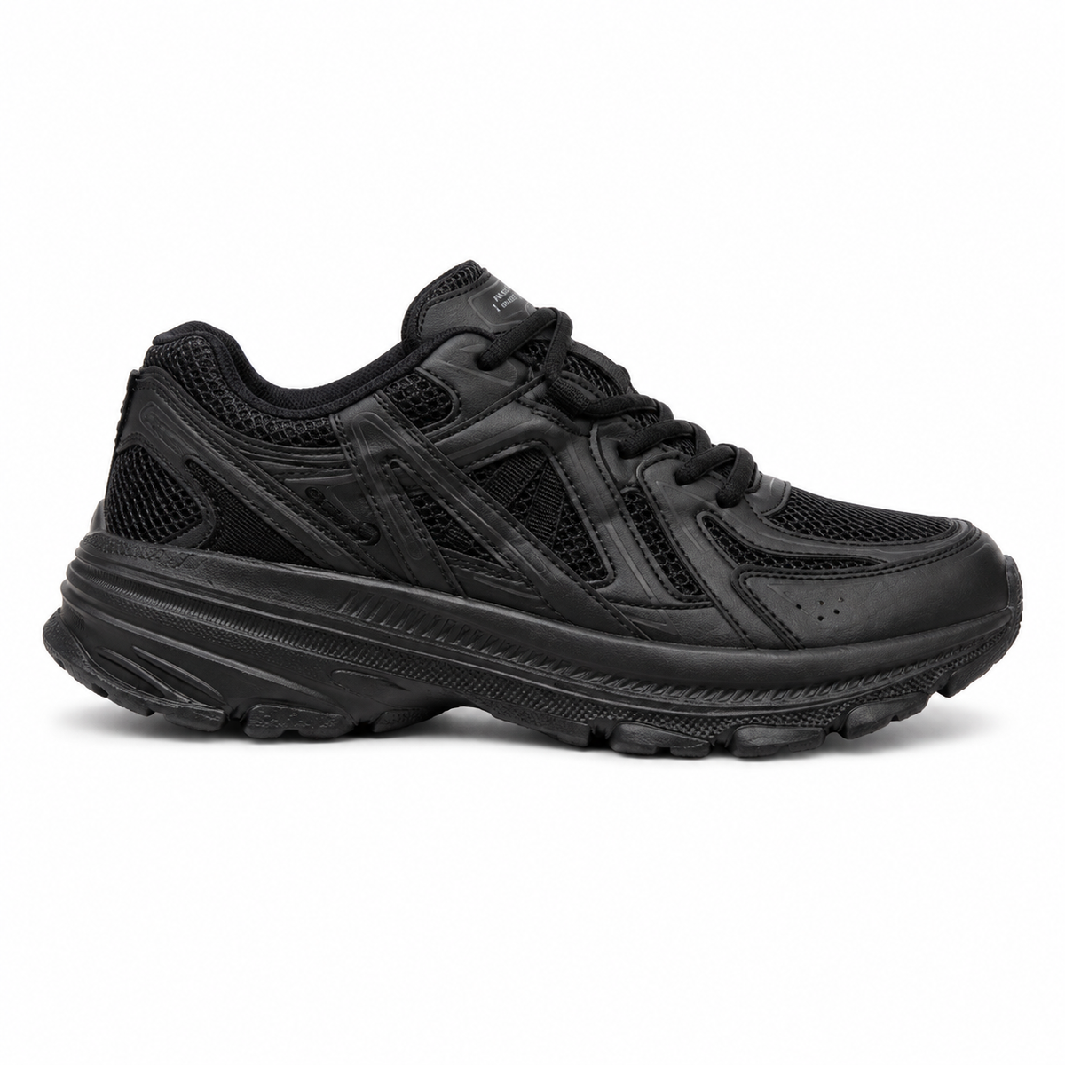 Skechers Men's Chunky Mesh Running Sneakers – Triple Black