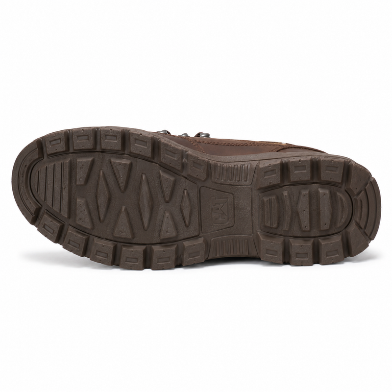 CAT Caterpillar Brown Leather Rugged Low-Cut Work Shoe – image 4