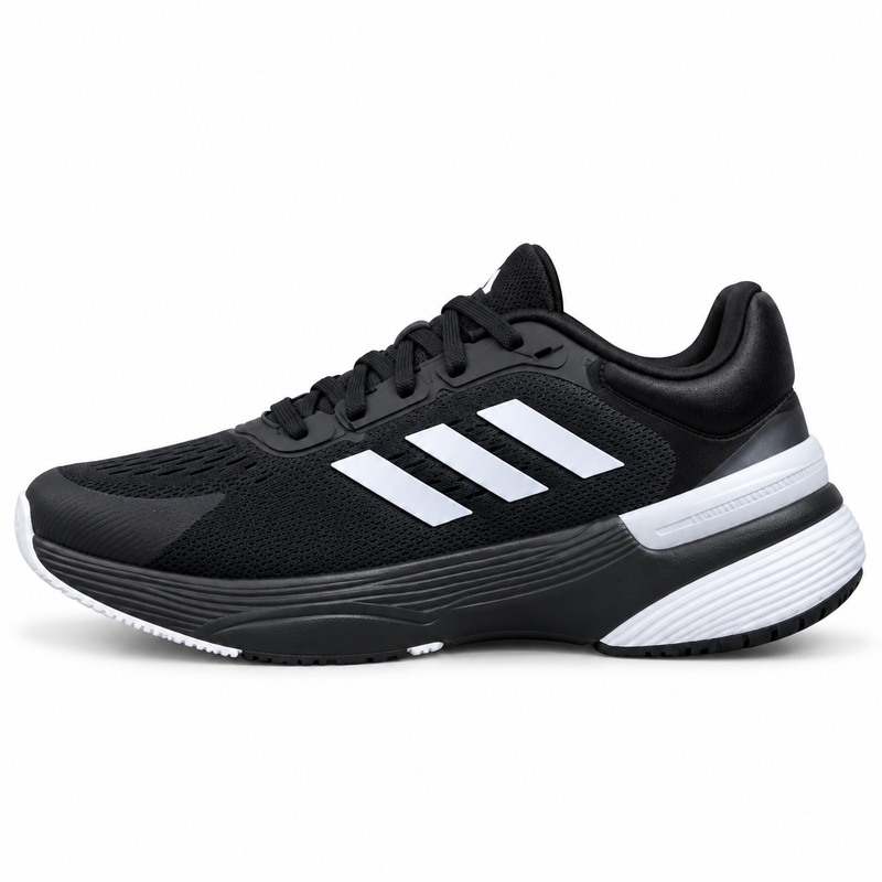 adidas Performance Cushioned Running Shoes – Black / White – image 2