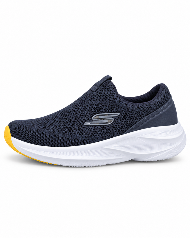 Skechers GO RUN Elevate 2.0 – Upraise 2.0 Men’s Slip-On Running Shoes – Black/White – image 3