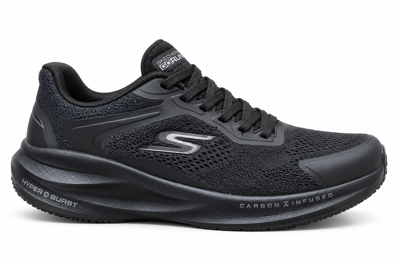 Skechers Carbon-Infused Performance Running Shoes – Black – image 2