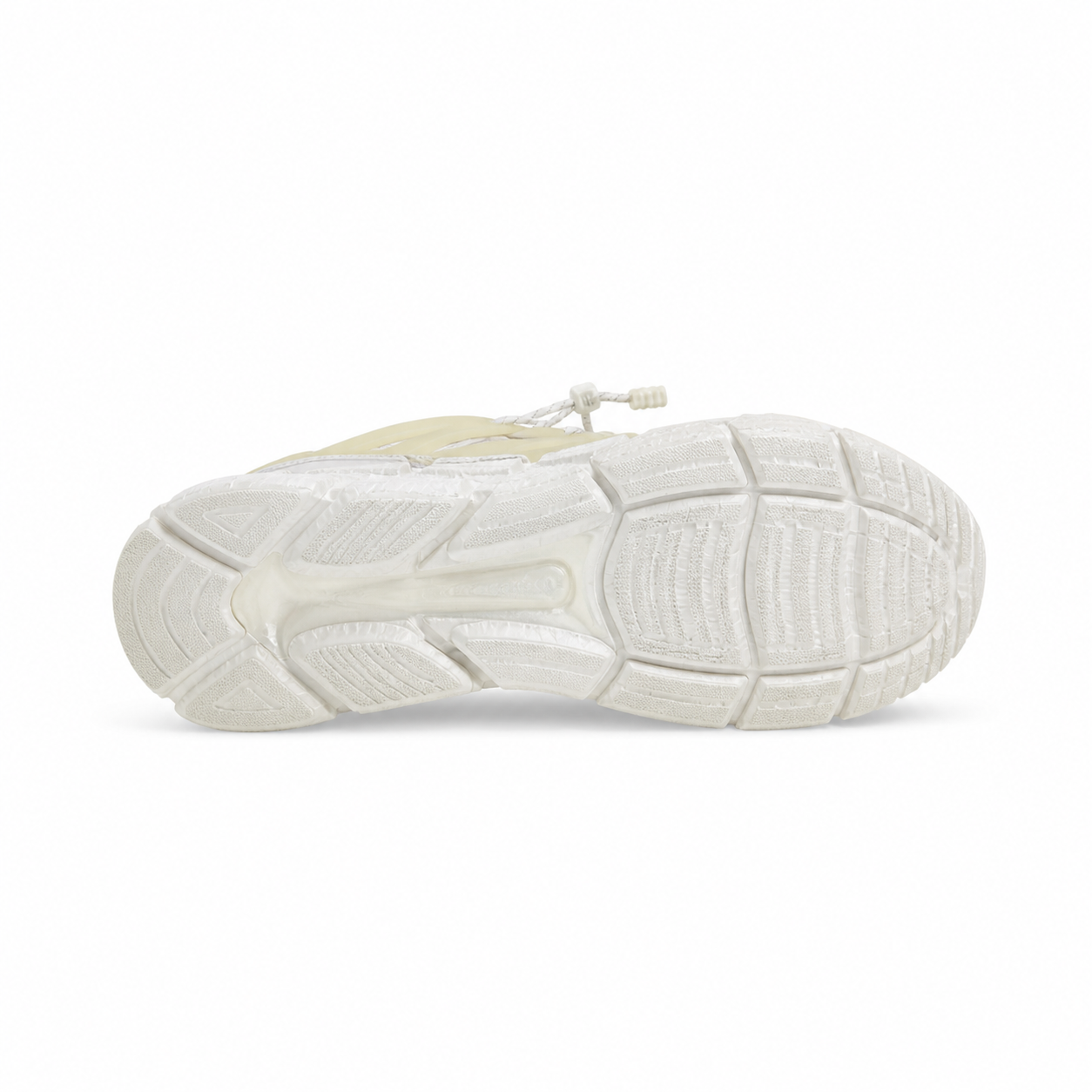 Futuristic Pod-Sole Runner – Sand — Rear