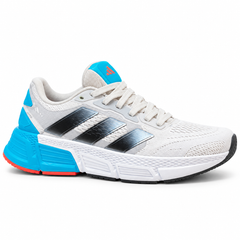 adidas Questar 2 Bounce – White/Silver/Turquoise