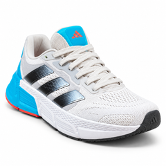 adidas Questar 2 Bounce – White/Silver/Turquoise