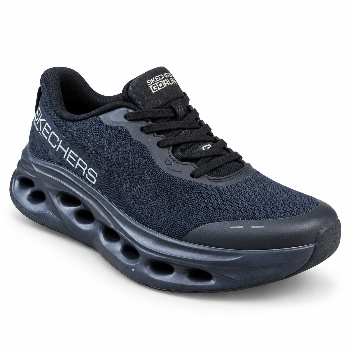 Skechers GO RUN Swirl Tech – Navy - product view 1