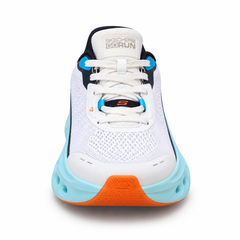 Skechers GO RUN Swirl Tech – White/Turquoise/Orange