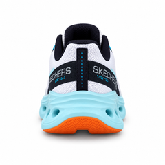 Skechers GO RUN Swirl Tech – White/Turquoise/Orange