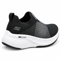 Skechers Max Cushioning Slip-On – Black/White