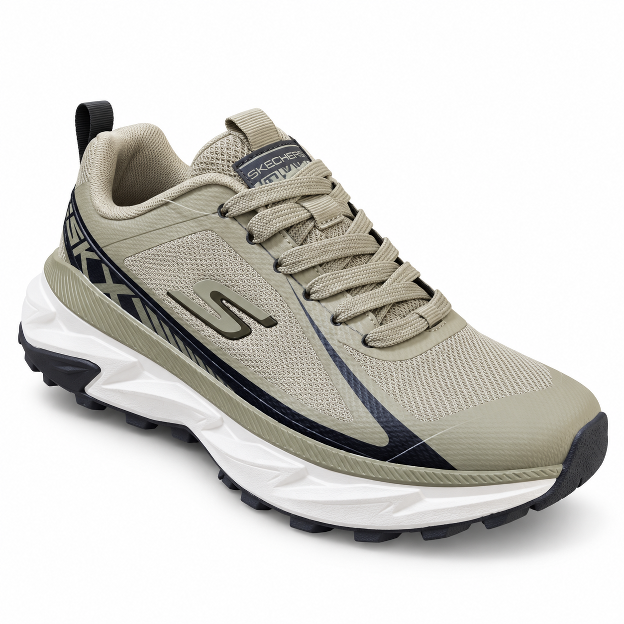 Skechers Trail Running Shoes – Beige/Black - product view 1
